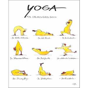 Gaymann Kollektion Poster “Yoga für Schwarzwälder“ 40×50 cm