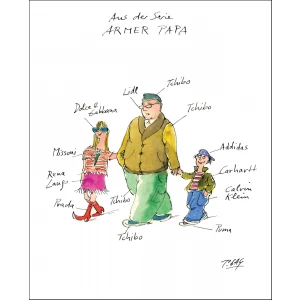 Gaymann Kollektion Poster “Armer Papa“ 40×50 cm