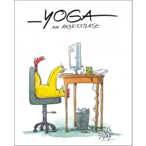 Gaymann Kollektion Poster “Yoga am Arbeitsplatz“ 40×50 cm