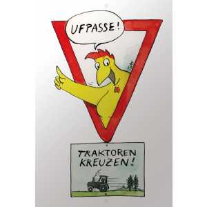 Gaymann Kollektion Schild “Ufpasse!“ 40×60 cm