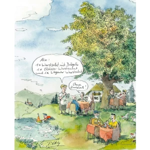 Gaymann Kollektion Poster “Wurstsalat“, 40x50cm