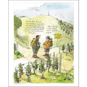 Gaymann Kollektion Poster “Jakobsweg“, 40x50cm