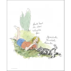 Gaymann Kollektion Poster “Drei Wünsche“, 40x50cm